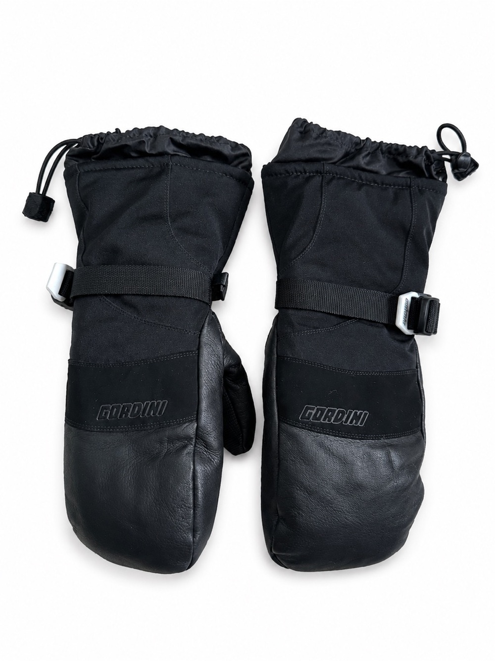 Gordini Naturaloft Down Waterproof Leather Ski Mittens Black Size Medium